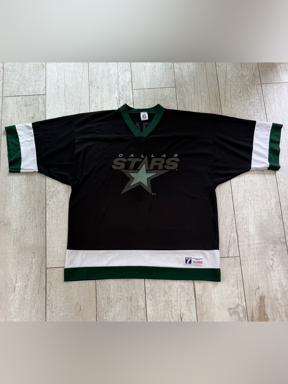 Vintage 90s Dallas Stars Mike Modano #9 Logo 7 NHL Hockey Jersey XL